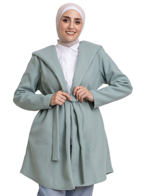 Mint Feather Jacket - Khotwh